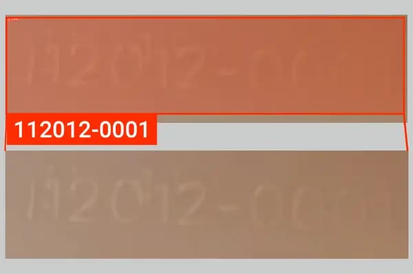 Blurred font